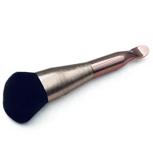 Pinceau de maquillage pour le visage, couleur Champagne et argent, outil personnalisé haut de gamme, 1 pièce