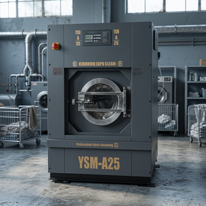 Laveuse-essoreuse industrielle électrique entièrement automatique en acier inoxydable 25 kg – Équipement de lavage haute efficacité - Product Image 3