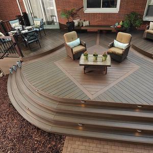 חם מכירה בריכת שחיה עמוק מובלט עץ ריצוף wpc לוחות פלסטיק ריצוף חיצוני ריצוף - Product Image 6