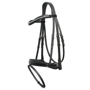 Bride de cheval avec logo personnalisé coutures durables confortable équitation occidentale course équestre fantaisie décorative licou en cuir modèle PC - Product Image 2