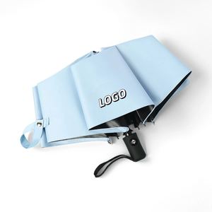 Promotion Parapluie pliant entièrement automatique résistant au vent pour hommes et femmes, idéal soleil et pluie, personnalisable avec logo/couleur, cadeau - Product Image 1