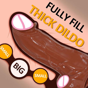 Dildos de Simulación de Material TPE de Tamaño Gigante al por Mayor, Engrosados, Impermeables, para Estimulación del Punto G Anal, con Potente Ventosa - Product Image 3