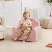 Fauteuil pliable pour tout-petits, canapé-lit en peluche pour enfants, canapé de jeu sans armature pour bébé, canapé-lit pliable pour enfants, fauteuil de jeu