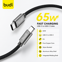 Câble USB C vers USB C 1m 2m 65W tressé à charge rapide, compatible avec S23 Note 20 Pad MacBook Air