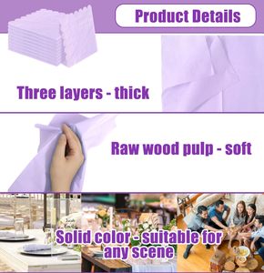 Tovaglioli di <span class=keywords><strong>carta</strong></span> monouso esclusivamente ingegnerizzati massima potenza di pulizia per sontuosi banchetti tocco perfetto - Product Image 3