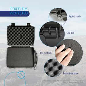 Free sample Plastic Equipment Carry Case Wholesale <b>Cheap</b> Custom Tool Case With Pre-cut <b>Foam</b> with Zipper for Tools Hard Shell - Product Image 3