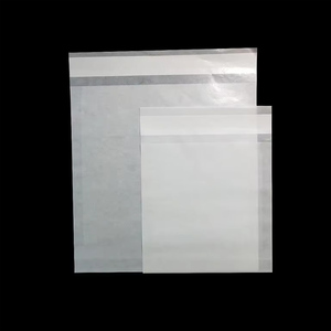 Bolsa Autoadhesiva de Papel Glassine Encerado Semitransparente Blanco de 35 g/m² con Logotipo Personalizado en Existencia para Ropa - Product Image 5
