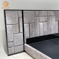 Ensemble de literie double avec couette, lit réglable, base de lit king size moderne pour salon de beauté, cadre de lit queen size, canapé-lit de luxe