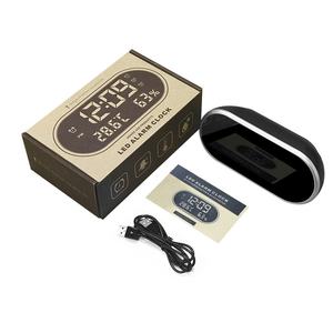 Reloj <span class=keywords><strong>Despertador</strong></span> Digital Electrónico Multifunción con Espejo LED, Pantalla de Temperatura y Humedad, Puerto USB Tipo-C, Función de Repetición, Venta al Por Mayor - Product Image 6