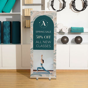 Pancartas independientes de rodillo ancho Pull <span class=keywords><strong>up</strong></span> 200X200 Roll Top Banners emergentes baratos Pancarta de exhibición de rodillo de impresión personalizada - Product Image 6