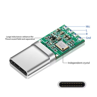 Module de puce ALC5686 à vibration monocristalline 32 bits 384 kHz avec connecteur Type-C, adaptateur DIY pour charge rapide de téléphone portable
