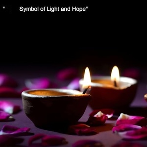 Bougie LED flottante sans flamme à piles avec effet de flamme 3D pour le festival Diwali, décoration de la maison, cadeau - Product Image 5