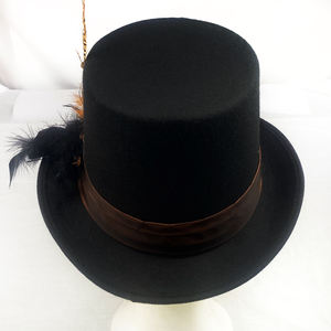 เครื่องแต่งกายแนวพังก์ทำจากโพลีเอสเตอร์หมวกด้านบนพร้อมอุปกรณ์เสริมสีดำสำหรับทุกเพศขนาดผู้ใหญ่สำหรับงานปาร์ตี้เทศกาลฮาโลวีน - Product Image 6