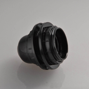 Portalámparas de Rosca E27 de Baquelita Negra, 250V, para Uso Interior y Exterior, Seguro para Bombillas Edison - Product Image 1