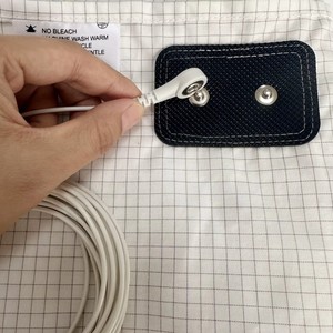 Les draps <span class=keywords><strong>housse</strong></span> ESD de mise à la terre 10% fibre d'argent et 90% pur coton favorisent la relaxation Linge de lit - Product Image 3