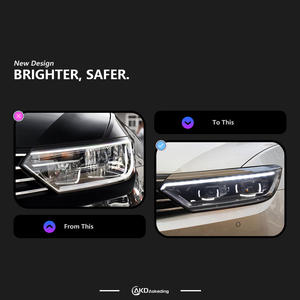 Adatto per Volkswagen <span class=keywords><strong>Passat</strong></span> <span class=keywords><strong>B8</strong></span> 2016-2020 fari EU <span class=keywords><strong>B8</strong></span>.5 Design assemblaggi di Upgrade High-spec LED Plug Play parti Auto - Product Image 2