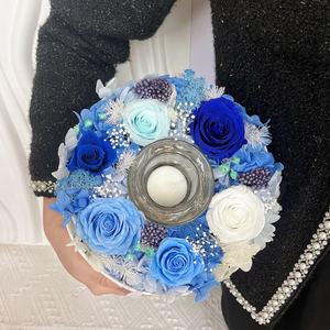 Nouvelle Idée Coffrets Cadeaux Saint Valentin Fleur de Rose Éternelle Cadeau de Mariage <span class=keywords><strong>Pas</strong></span> <span class=keywords><strong>Cher</strong></span> Rose Préservée Avec Bougie Vraies <span class=keywords><strong>Fleurs</strong></span> Préservées Fraîches - Product Image 6