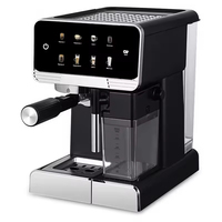 Cafetera Espresso Semiautomática Portátil de Acero Inoxidable Eléctrica de China para Uso Doméstico, Hotelero y Comercial