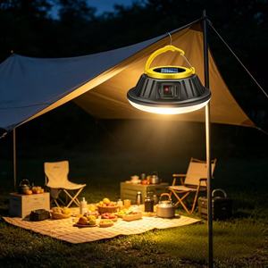 Linterna de Camping Recargable por USB Solar, Luz de Carpa con Control Remoto de 100 LED, Lámpara de Emergencia Portátil Colgante para Acampar al Aire Libre - Product Image 2