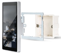Portworld YC-SM55P Écran tactile métallique 5,5 pouces RK3566 pour domotique, montage encastré