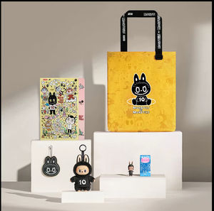 مجموعة أصلية من PPMT Labubu للذكرى العاشرة ، إصدار محدود ، تماثيل لعبة الوحوش ، تماثيل سلسلة مفاتيح قطيفة - Product Image 6