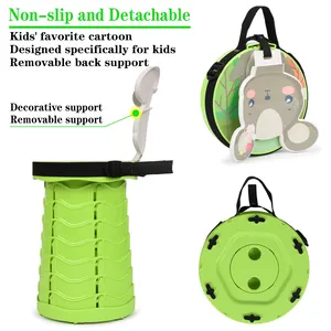 Sturdy And Beautiful Patent Foldable Portable Outdoor Camping Chair Children's Telescopic Stool