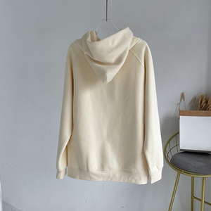 เสื้อฮู้ดพิมพ์ลายมหาวิทยาลัย ซีรีส์ฤดูหนาว 2025 สไตล์ลำลองแนวสตรีท ลายเส้นคู่ พิมพ์ซิลค์สกรีน ลายพื้นเรียบ - Product Image 1