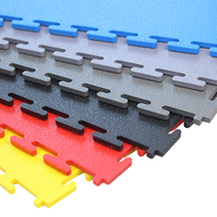 Baldosas modulares de PVC entrelazadas fáciles de instalar, suelos de vinilo de plástico para garajes, solución de proyecto diseñada gráficamente