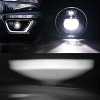 Feux antibrouillard LED ronds blancs de 4 pouces pour Chevrolet Avalanche/Suburban/GMC Acadia/Ford Escape/Silverado/Canyon/Sierra etc. 2007-2013 - Kit