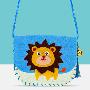 Kit de Bricolage pour Enfants : Porte-Monnaie Cerf en Tissu Non Tissé, Jouet Artistique Éducatif Fait Main (Vente en Gros) - Product Image 4