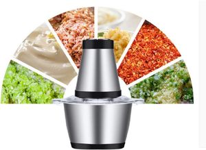 New Electric Stainless Steel <b>Meat</b> <b>Grinder</b> & Food Processor 2L-3L Capacity 500W Power Portable Household Kitchen Appliance - Product Image 4