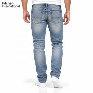OEM <b>Mens</b> Straight Jeans Midweight Cotton Denim Wholesale Jeans Manufacturer for US <b>Mens</b> Jeans Brands Low MOQ - Product Image 3