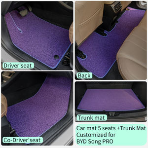 Anjuny, alfombrillas antideslizantes impermeables de alta calidad de lujo para <span class=keywords><strong>maletero</strong></span> de coche, juego completo de 15mm de espesor, 5 uds. Para Sylphy Santa Fe, ajuste Universal - Product Image 2