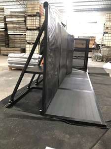 Fase di concerto in alluminio colore nero <span class=keywords><strong>crash</strong></span> barricade recinzione controllo folla barriera fase di sicurezza con CE - Product Image 3