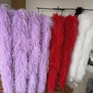 1-35 ply 15-18 cm đà điểu lông BOA khăn lông cho bên Wedding thời trang Dresses quần áo trang phục trang trí Giáng sinh - Product Image 3
