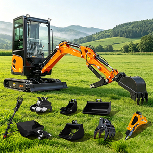 Envío Gratis: Excavadora de Orugas Mini de 1.8 Toneladas con Certificación CE EPA para Cabina de Motor 1T 1.5T 2T, con Bomba Hidráulica y Caja de Cambios para Uso Agrícola - Product Image 5