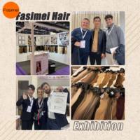 Extensiones de Cabello Fasimei de la Mejor Calidad, Doble Trama, Cutícula Alineada, Punta de Anillo Nano, Cabello Virgen Remy, Precio al por Mayor, Empaque de PVC