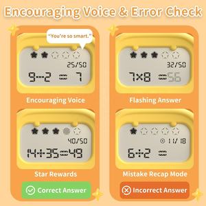 Jouet calculatrice pour apprendre les <span class=keywords><strong>math</strong></span>ématiques aux enfants |   Jouet éducatif pour l'apprentissage précoce de l'arithmétique et des calculs mentaux - Product Image 5