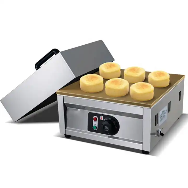 macchina della griglia del creatore di pancake del soufflé elettrica  commerciale