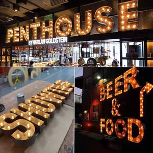 Letras Retro con Bombillas LED Edison y Control Remoto Multicolor para Decoración Publicitaria en Cafés, Bares, Restaurantes, Hogares y Hoteles - Product Image 5