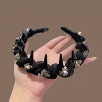 Peigne à cheveux en maille de cristal brillant pour femmes, accessoire de cheveux de luxe, mode exquise, polyvalent, couvre-chef pour filles
