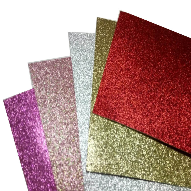 Carta di cartoncino Glitter all'ingrosso 300GSM dimensioni 12*12 pollici