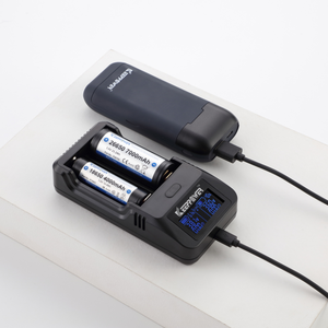 Caricabatterie universale agli ioni di litio Keeppower L2 per <span class=keywords><strong>18650</strong></span> 18500 26650 Ricarica rapida con display LCD, protezione multipla - Product Image 2