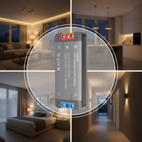 Fuente de Alimentación de CA-CC de 24 V de Aluminio Mini de Alta Eficiencia, Transformador LED sin Parpadeo y de Bajo Ruido para Dispositivos Inteligentes e Iluminación LED