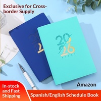 Agenda exclusif transfrontalier 2026 en PU – Planificateur/Organisateur de temps en espagnol, portugais et anglais pour la planification et le suivi des tâches