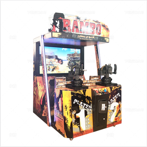 Machine de jeu à pièces, grande machine à armes pour adultes, machine de tir d'arcade de simulation de tir <span class=keywords><strong>Stallone</strong></span> <span class=keywords><strong>Rambo</strong></span> - Product Image 3