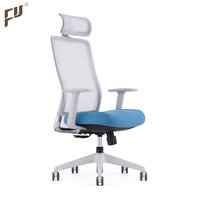 Chaise de bureau ergonomique moderne de gros, avec appui-tête réglable, pivotante, en tissu maillé de haute qualité, certifiée BIFMA, garantie 5 ans