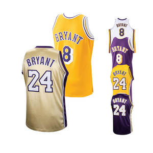 Maglia <span class=keywords><strong>da</strong></span> basket retrò cucita 2026, modello 8 24 Bryant, classica in mesh stampato, abbigliamento sportivo <span class=keywords><strong>da</strong></span> <span class=keywords><strong>uomo</strong></span>, uniforme <span class=keywords><strong>da</strong></span> squadra vintage per la <span class=keywords><strong>palestra</strong></span> - Product Image 5