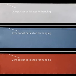 Décorations modernes pour salles de mariage – Draperie suspendue sans plis avec passe-tiges pour événements et banquets - Product Image 5