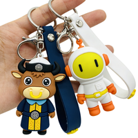 Porte-clés écologiques en PVC avec un design élégant, légers et personnalisables avec logo pour la personnalisation et les cadeaux d'entreprise